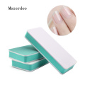 10Pcs Double Side Nail Sanding File Buffer Block Sand Washable Manicure Tool DIY Nail Polish Green White Buffers Beauty Gifts