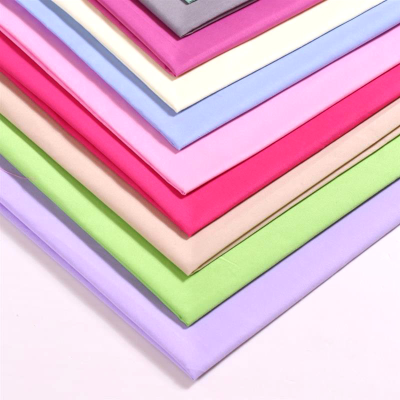 50*150cm solid color polyester fabric plain weave fabric curtain fabric accessories for Clothes tablecloths luggage DIY