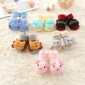 2021 New Cartoon Animals Baby Socks Anti-Slip Newborn Rattle Socks Cute Autumn Floor Cotton Socks Warm Boots For Babys Infants