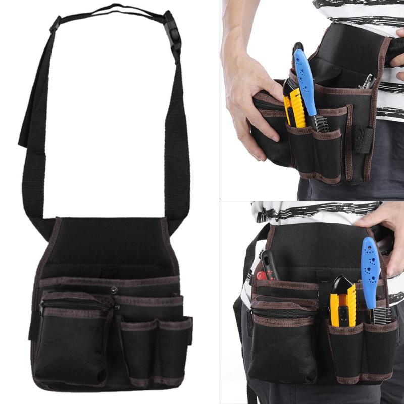 3 Layers Multi-function Tool Waist Bag Pouch Belt Waist Pocket Outdoor Work Hand Tools Hardware Storage Electrician Tool