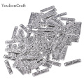 Chzimade 100Pcs/lot Vintage Metal Alloy Handmade Labels Tags Hand Made Sewing Labels For Clothes Diy Sewing Materials