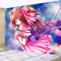 Little loli anime tapestry element wall hanging beach towel dormitory fitness yoga blanket room tapestry new year decoration