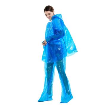 Disposable Protective Raincoat Adult One Time Emergency Waterproof Cloth Raincoat Unisex Travel Camping Rain Jackets Outfit