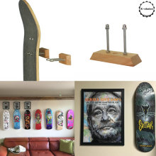 Hanger Skateboard Deck | Longboard Deck Floating Display Wall Mount Skate Hanger | Easy Installation and Use