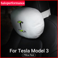 Model3 Car Seat Headrest Breathable Neck Pillow Head Support Neck Travel Pillow Compatible for Tesla Model 3 Y 2021 Accessories