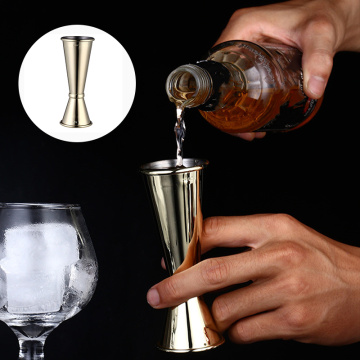 30/60ml Stainless Steel Cocktail Scale Cup Kitchen Double Head Measuring Cup Bartending Measuring Cup Bar Accessories