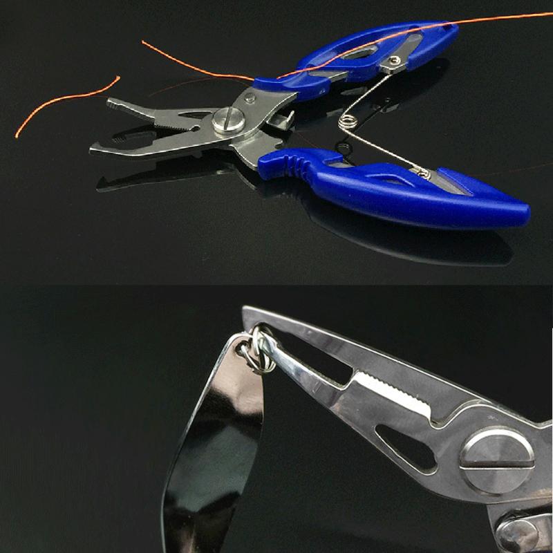 Fishing Pliers Split Ring Scissors Aluminum Wire Line Cutter Hook Removers Ackle Shearspesca Acesorios Outdoor Fishing Tools