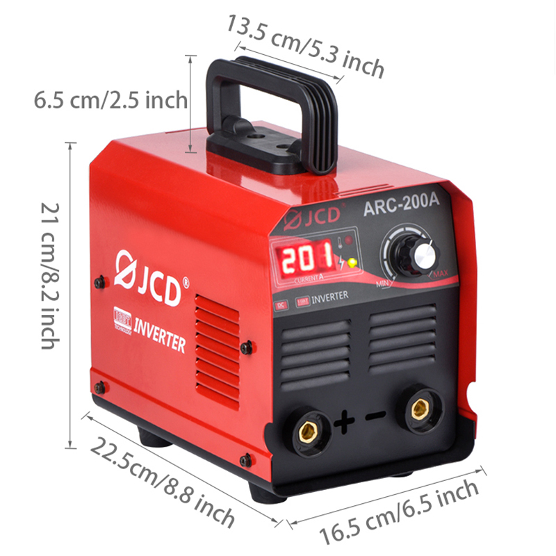 JCD MIG 250 Industrial Grade Dual-purpose LCD Welding IGBT Smart MMA DC Inverter Welding Machine Suitable for Beginners