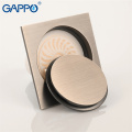 GAPPO Drains bathroom shower floor drain bath shower drain strainer anti-odor bathroom floor cover stopper