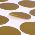 54 Decals Gold Dot Wall Stickers Removable Metallic Dot Decals Round Sticker for Festive Wall Decor Baby Nursery Kids Room 4cm