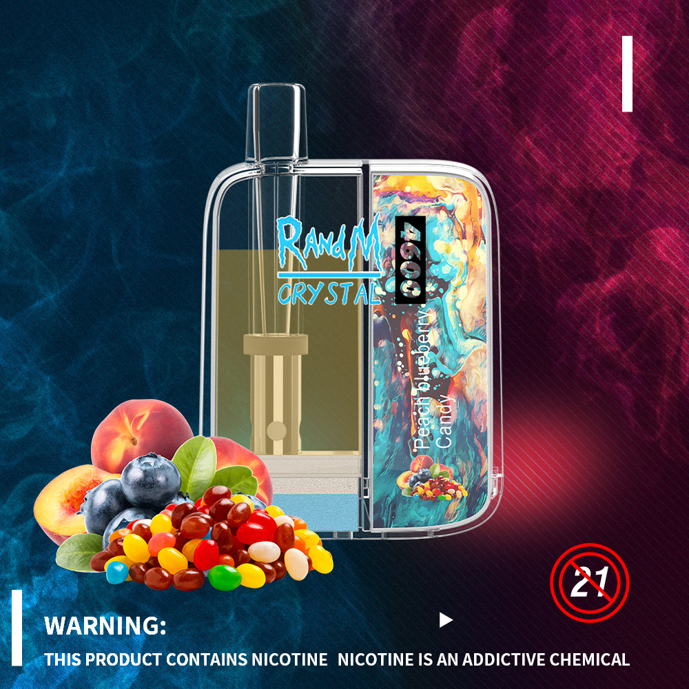 RandM Crystal 4600 Disposable Vape Pod Device Whole (7)