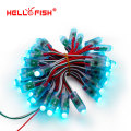 Hello Fish 12mm WS2811 Full Color Pixel Module DC5V IP68 Waterproof Point Lights For Advertisement 50pcs/ lot Free Shipping