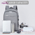 New 15.6inch USB Charging Headphone cable hole Laptop Backpack Rucksack Male Business Travel Back Pack School Bag Women Mochila