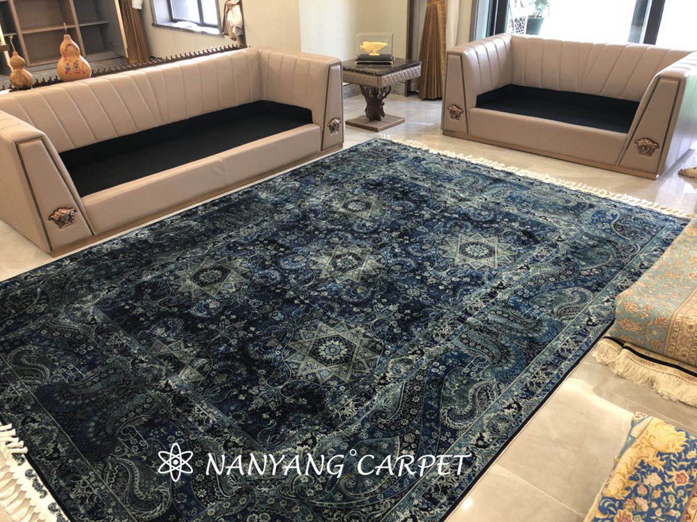 Blue Turkish rug