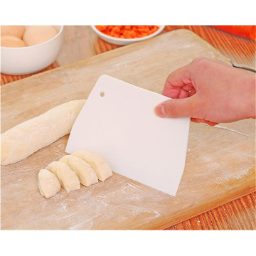 Plastic Cake Cream Spatula Dough Knife Cutter Butter Batter Scraper Decorating Plain Smooth Edge Spatulas Baking Pastry Tools