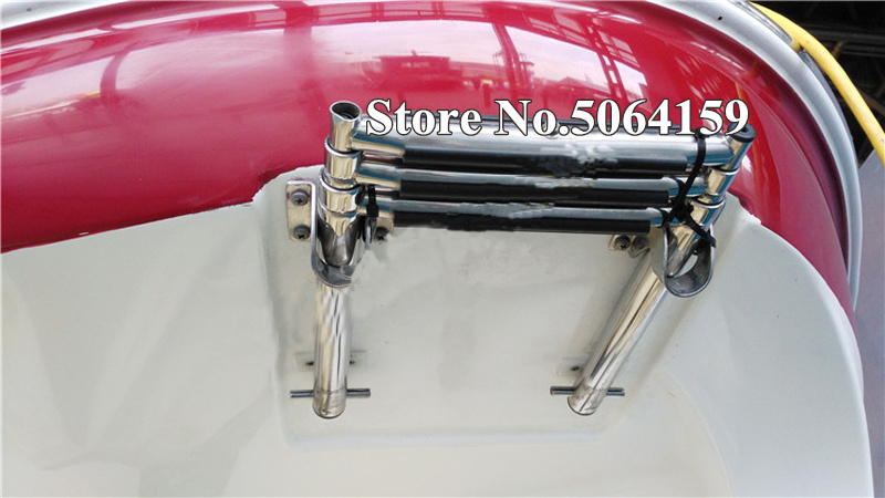 New Arrival 316 stainless steel 3-Step Under Platform Boat Boarding Telescoping Ladder