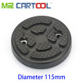 Mr Cartool 2pcs Rubber Jacks Pad Lift Round Arm Pads Diameter 115mm For Automotive 2-Post Car Lift Jack