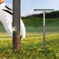 Soil Sampler Probe 21 "Stainless Steel Tubular T-Handle Style Golf Field Sampling Earth Turf Lawn Maintenance Tool