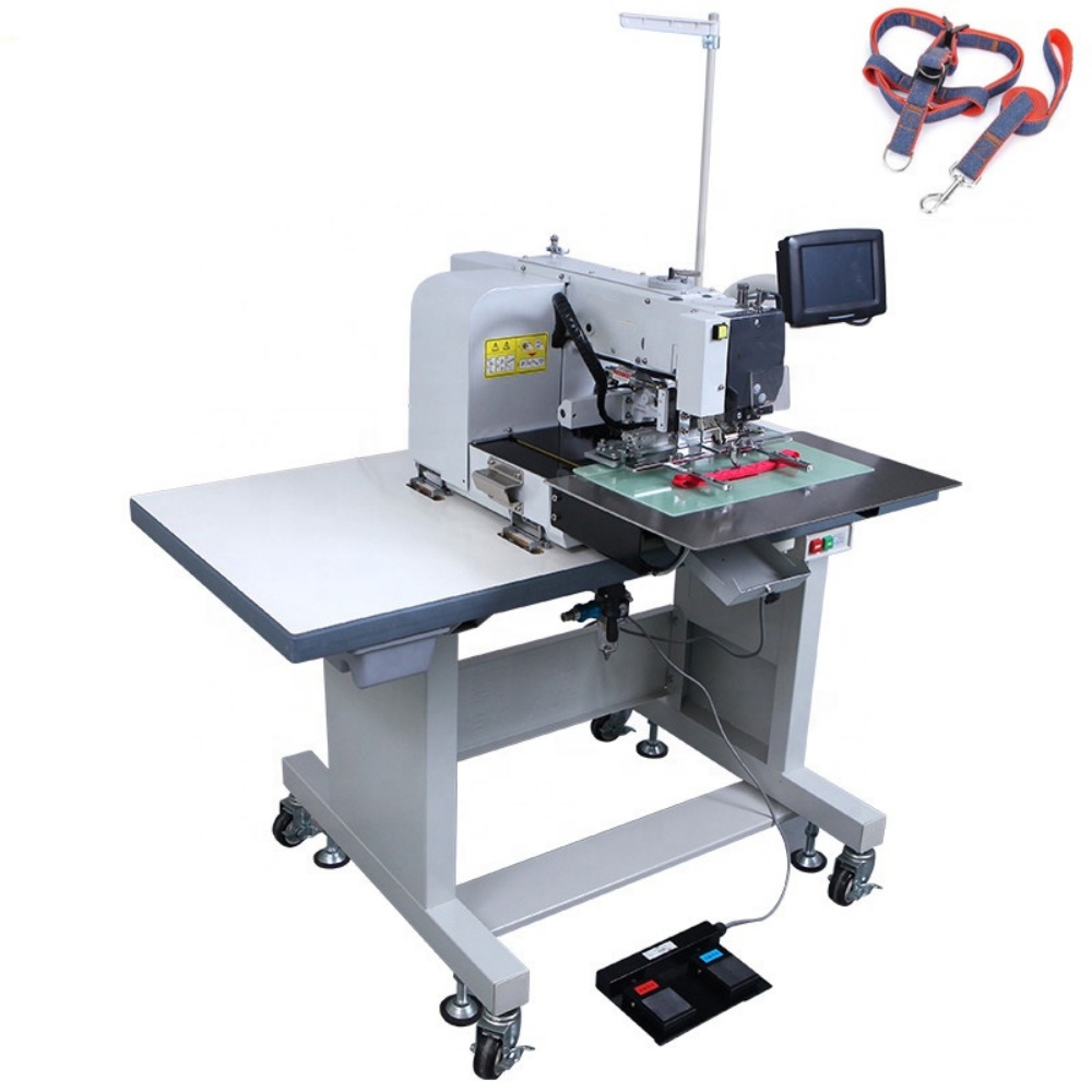 HM-2010H Computerized Pattern Sewing Machine logo Webbing Sling Sewing Machine (4)