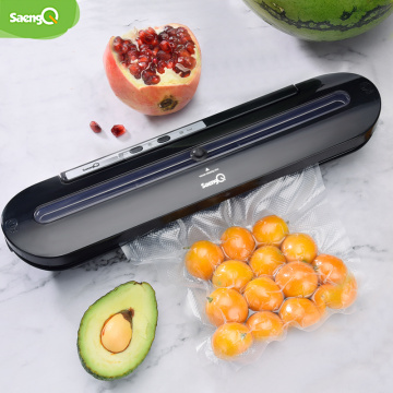 saengQ Best Vacuum Food Sealer 220V/110V Automatic Commercial Household Food Vacuum Sealer Packaging Machine Include 10Pcs Bags