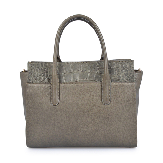 Ol Elegant Medium Lady Leather Tote Hand Bag Women Handbag