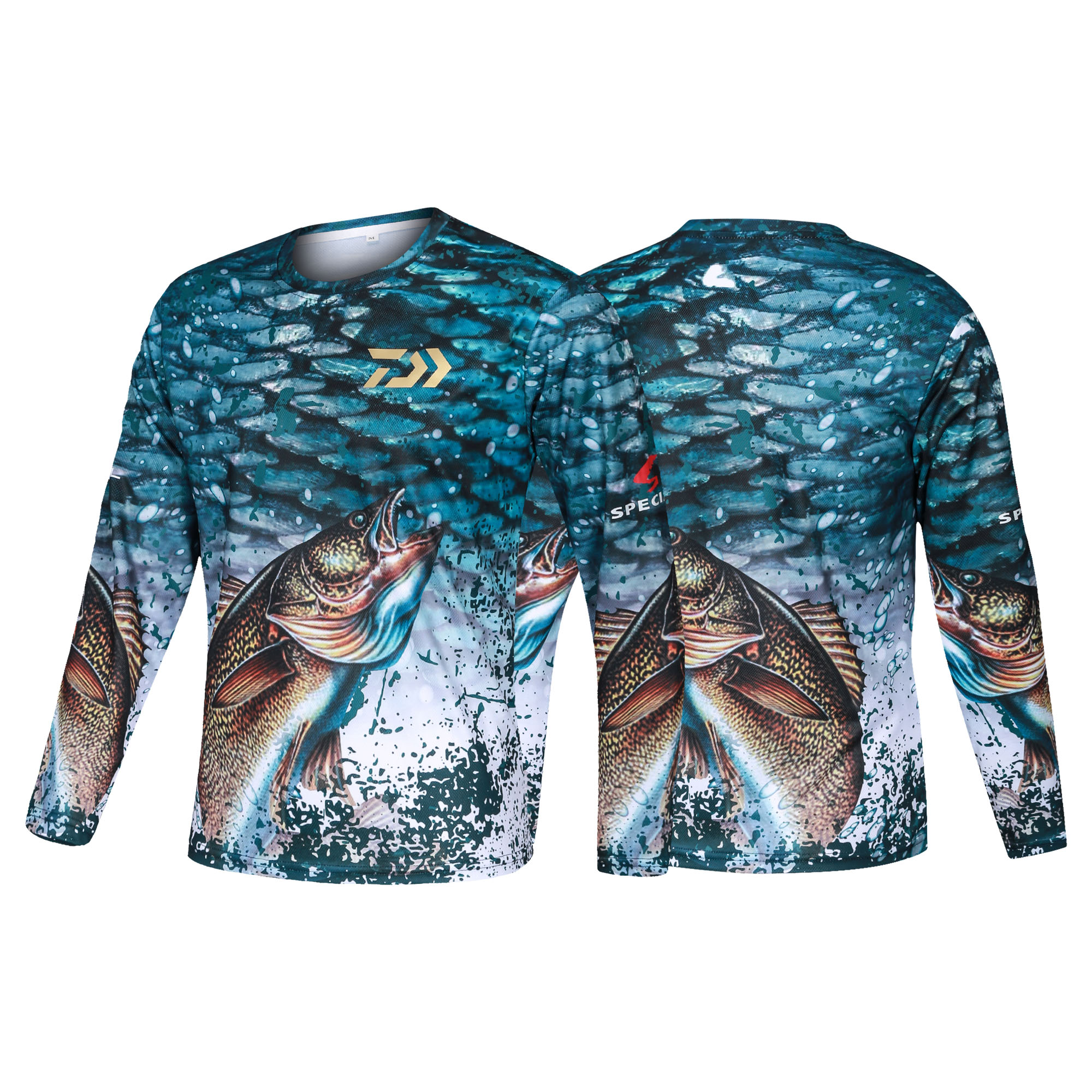 Daiwa Clothing Fishing Shirt Men Long Sleeve Sun Protection Shirts Quick Dry sports Fishing Clothes Wear Fishing T Shirt Summer