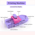 Professional DIY 3d Nail Art Printer Nail Art Stamp Machine Printing Manicure Set With 6 Metal Pattern Plates Scraper Drop Ship