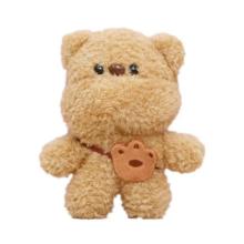 Curly brown bear plush sofa decoration car decoration