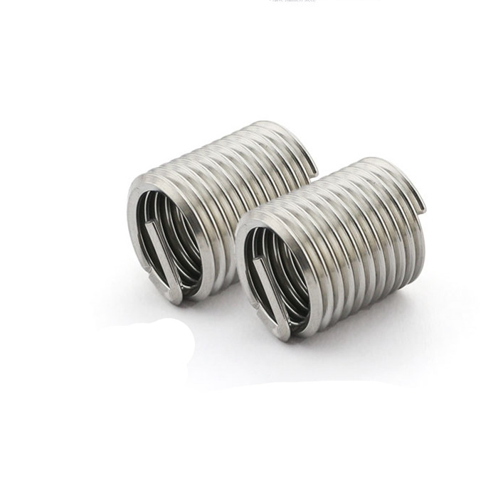 50pcs M10*1.5*1.5D Wire Thread Insert, m10x1.5D Wire screw sleeve, M10 Screw Bushing Helicoil Wire Thread Repair Inserts SUS304