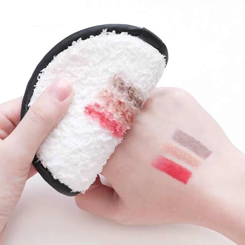 1pc Reusable Makeup Remover Cotton Pads Wipes Microfiber Make Up Removal Sponge Cotton Cleaning Pads Tool