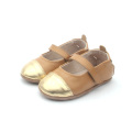 Wholesale Real Leather Cute Girls Baby Dress Shoes
