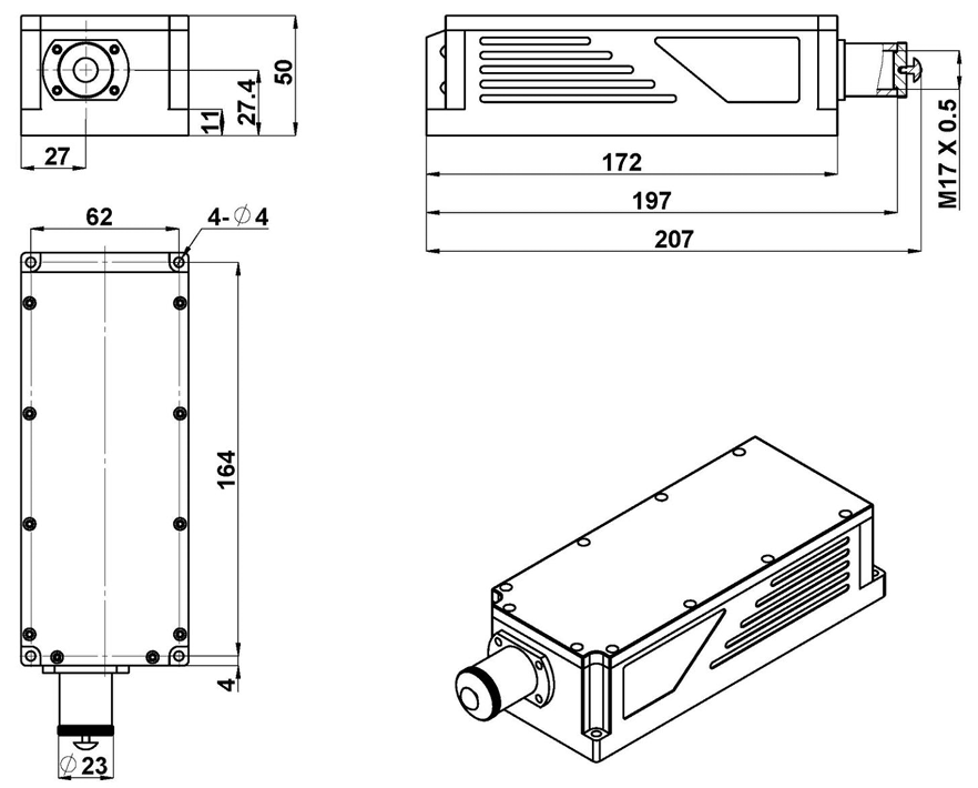 UV-FN 303 335 349 355 360 30 50Mw