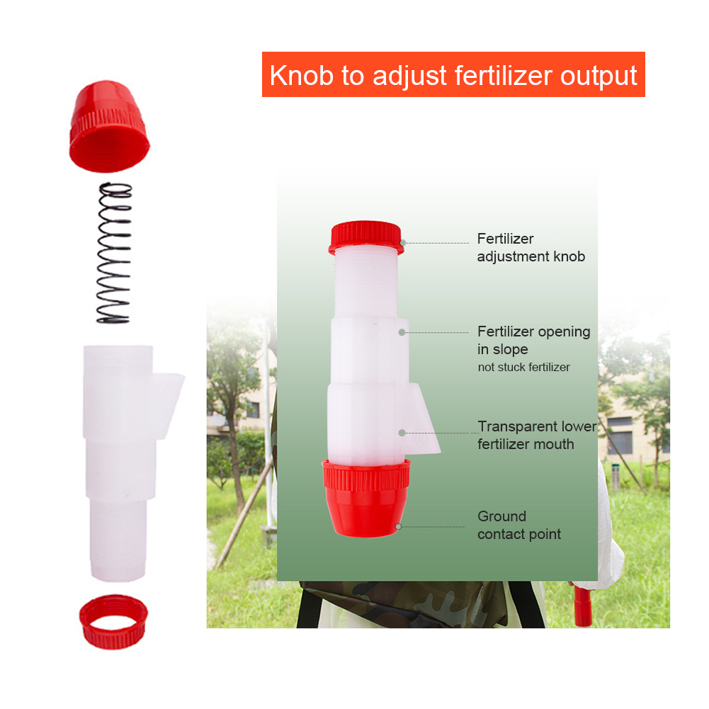Fertilizer Spreader Labor Saving Tool Home Single Tube Multifunctional Agricultural Accessories With Bag Manual Dressing Corn