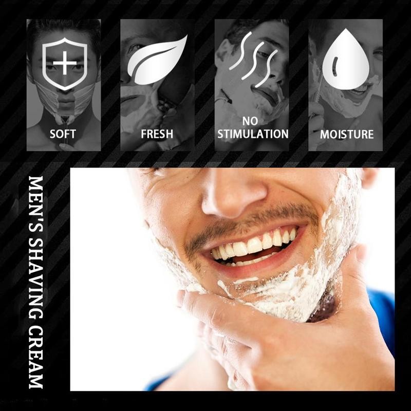 1pc Men Shaving Soap Mountain Foam Shaving Beard Shaving Cream Straight Razor Shaving Shaving Soap