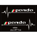 2pcs/lot car windows sticker for Fiat panda