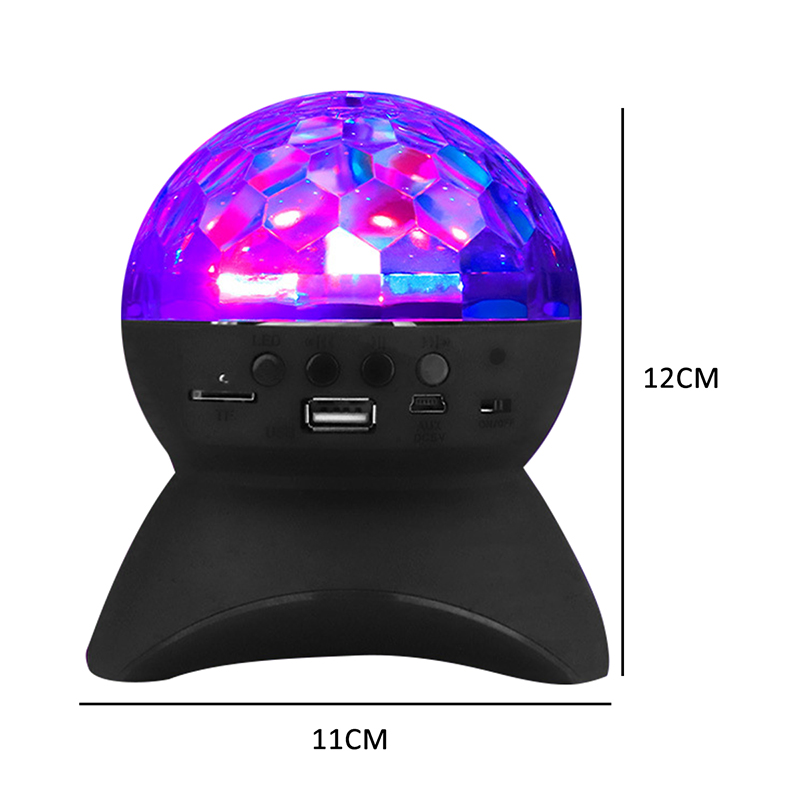 Wireless speaker Stage lights music night lights disco bar lights rechargeable bluetooth LED light controller crystal ball light