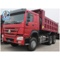 Red  18m3 dump truck of sinotruk