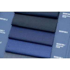 Deep Blue Blend 50% Wool Fabric