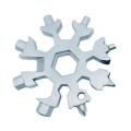 1PCS Snowflake Tool Cutter Card Stainless Steel Open Beer Bottle Combination Multifunction Turn Screw Portable Tool