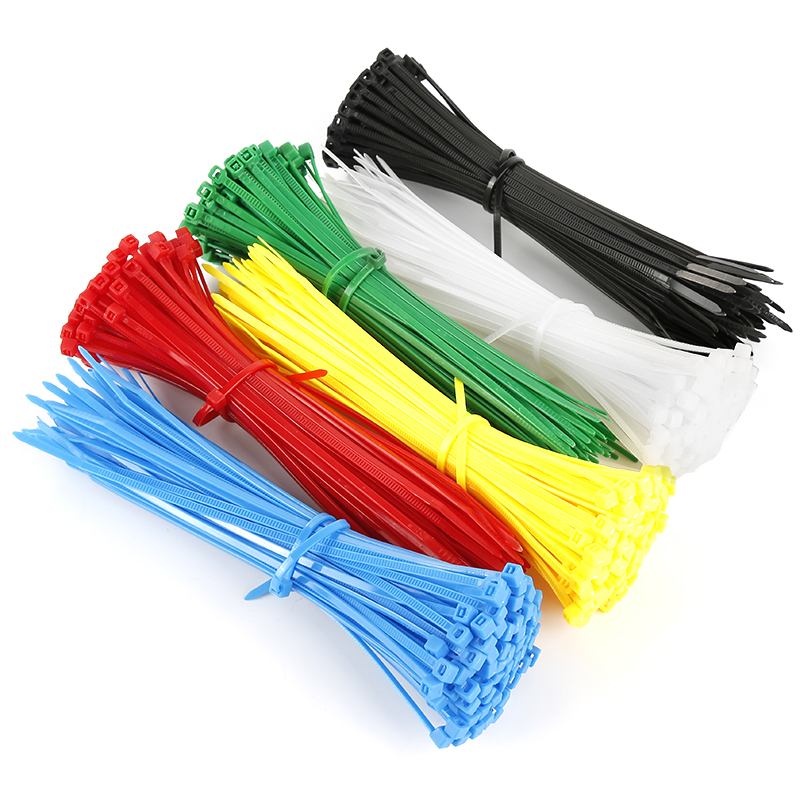 150mm Self-locking Nylon Cable Ties 100PCS Plastic Nylon Wire Cable Zip Ties Cable Ties Wire Binding Wrap straps