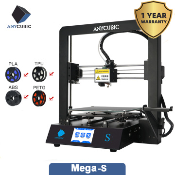 ANYCUBIC 3d Printer Mega-S Upgraded anycubic i3 Mega Big Build Volume Touch Screen Full Metal FDM 3d Printer kit impresora 3d