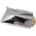 100pcs Silver Vacuum Sealer Aluminum Foil Mylar Bags Storage Pouches Home Kitchen Tools For Convenient Food Nuts
