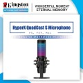 Kingston HyperX QuadCast S Professional Electronic Sports Microphone Computer Live Microphone RGB Microphone Device Voice Game