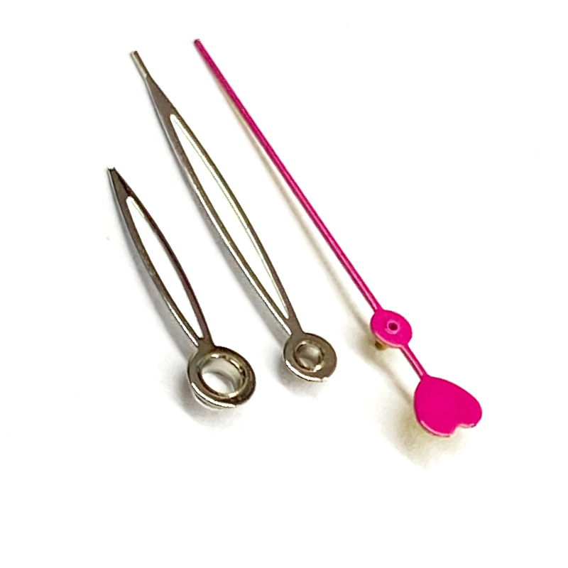 Peach second hand watch hands