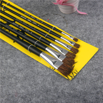 wild pig bristle brush pen 6 suit oil paint brush artists row pen Art Supplies Painting Materials chese paintbrush art brush