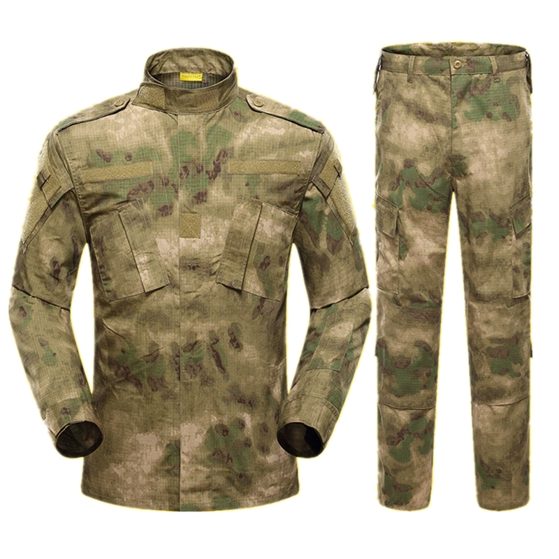US Army Military Uniform Rattlesnake Camo Shooter Jacket Mens Python Grain Tactical Sets Man Jacket and Pants