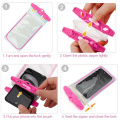 6Inch Clear Drifting Mobile Phone Dry Pouch PVC Waterproof Cell Phone Bag for Swimming Diving Phone Bag