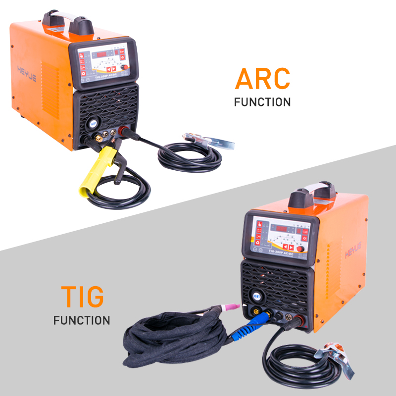 KEYUE TIG200P AC DC Portable Single Phase 220V Aluminum Welder Inverter Digital Pulse TIG MMA Welding Machine Remote Control