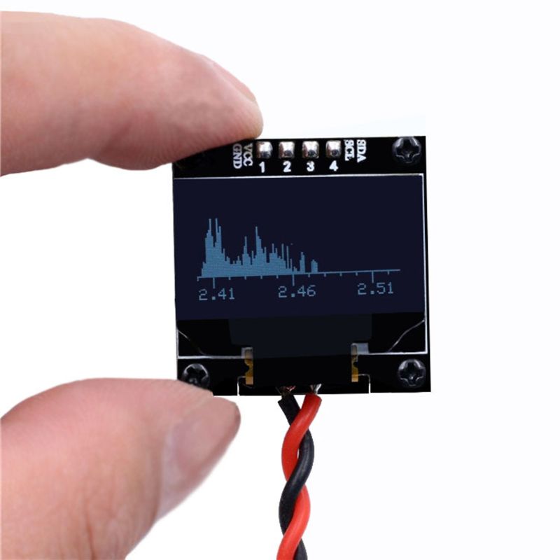 Portable Pocket Handheld Spectrum Analyzer High Sensitivity 2.4G Band OLED Display RC Tester Meter High Quality and Brand New