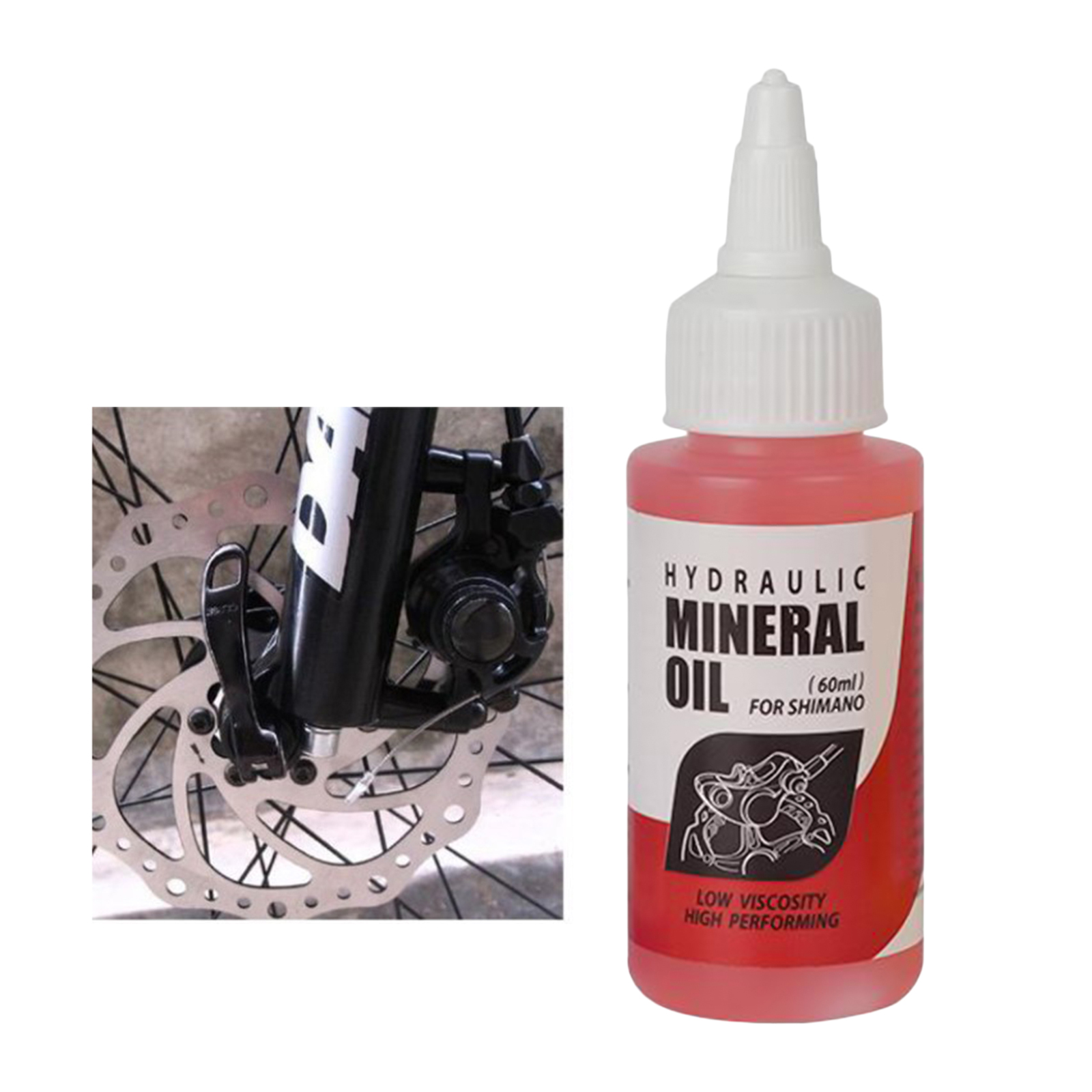 Bicycle Hydraulic Disc Brake Mineral Oil Bleed Kit for Shimano, MTB Mountain Bike Cycling Brake Repair Tools